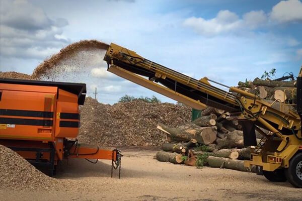 Processing Biomass wood chip Leinster Pellets